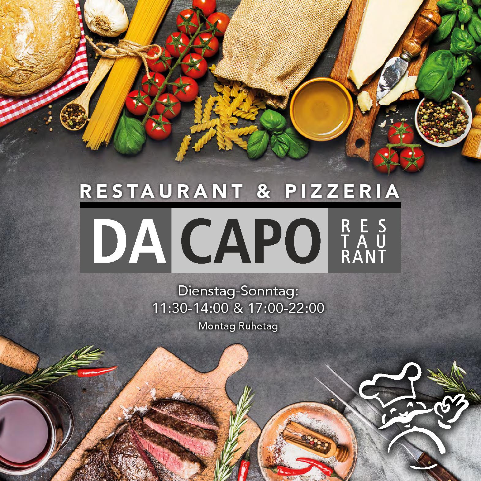 Speisekarte Restaurant Da Capo in Stans ÖsterreichGourmet