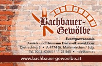 Logo von Restaurant Bachbauer Gewolbe in Schrding