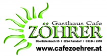 Logo von Restaurant Gasthaus Cafe Zhrer in Hartl