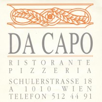 Logo von Restaurant Pizzeria Da Capo in Wien