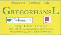 Restaurant Alpengasthaus Zum Gregorhansl in Bad Schwanberg