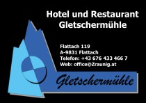 Restaurant Gletschermhle in Flattach
