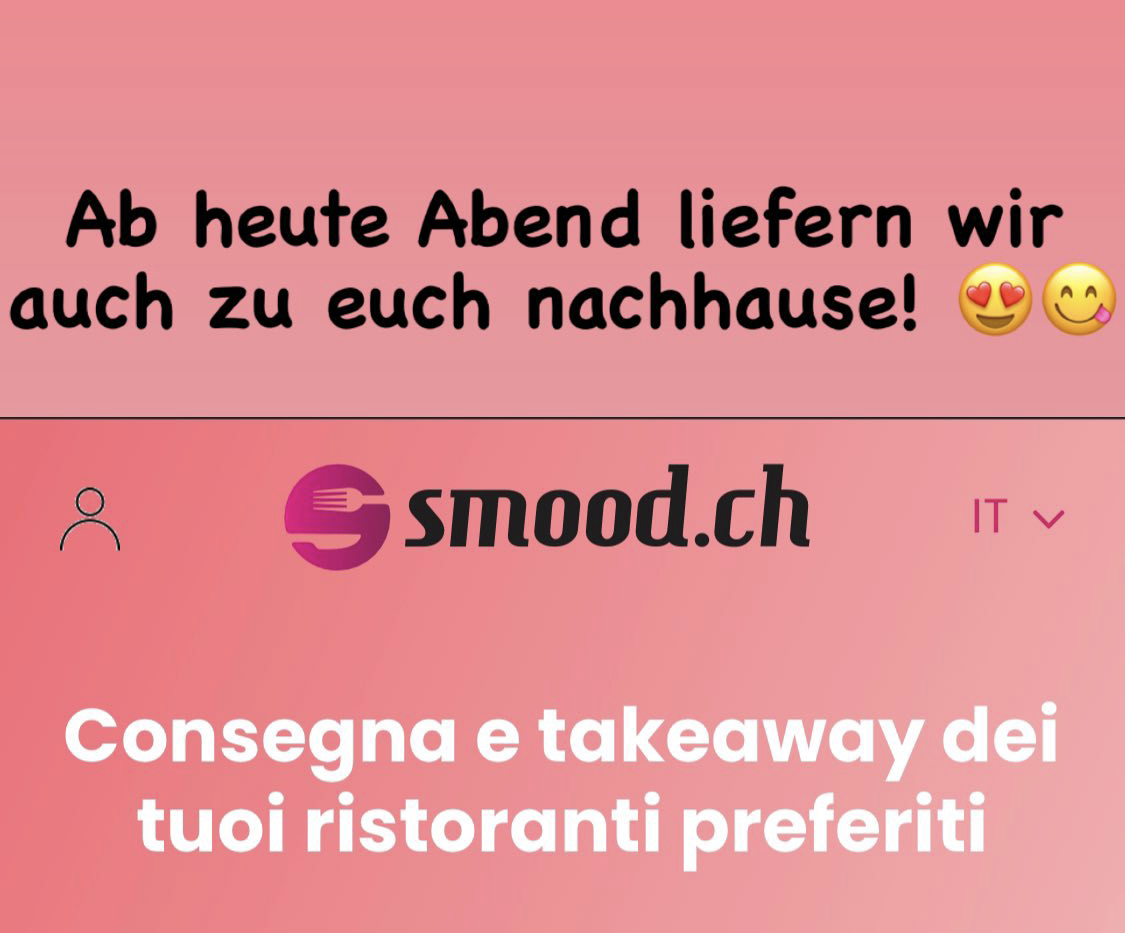 Lieferung durch smood.ch