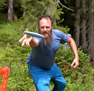 Alpines-Disc-Golfen