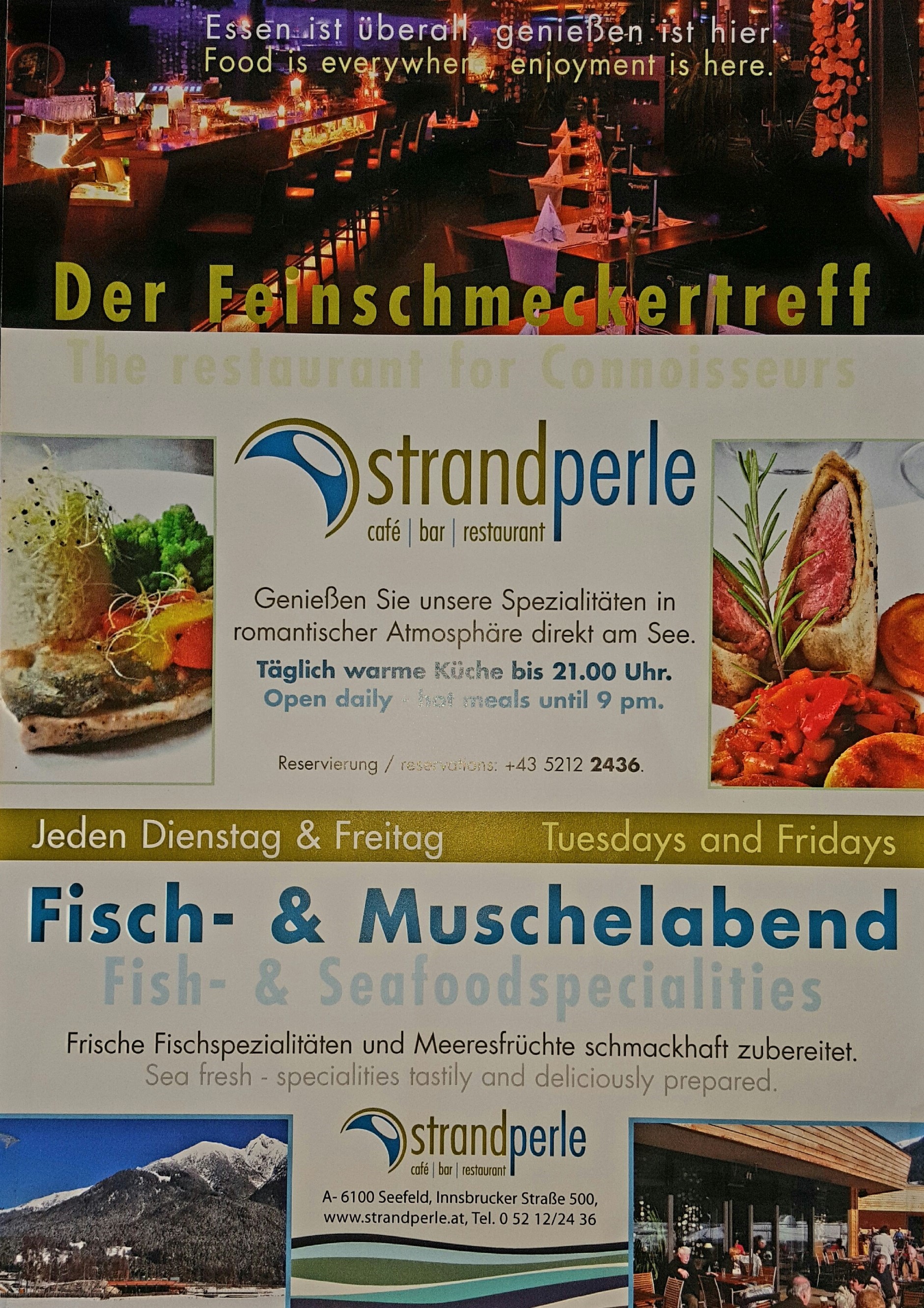 Muschel- und Fischabend