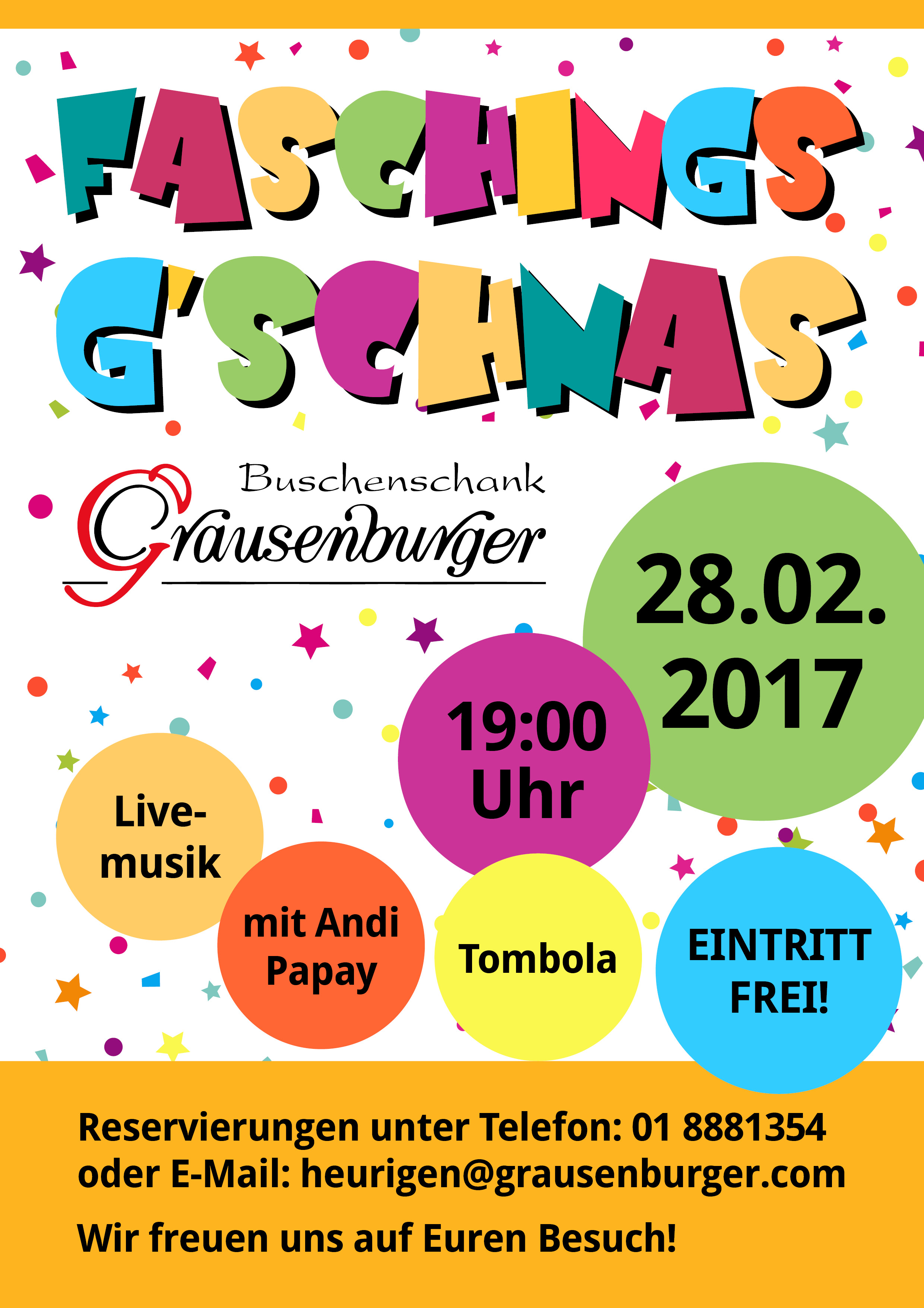 FASCHINGS G´SCHNAS