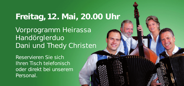 Handörglerduo Dani & Thedy Christen