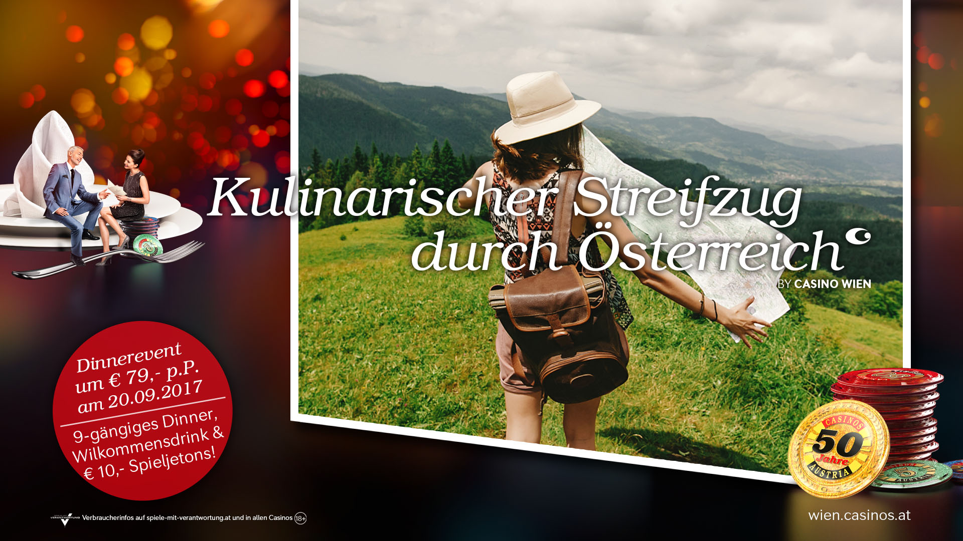 Dinner Event: Kulinarischer Streifzug durch Österreich