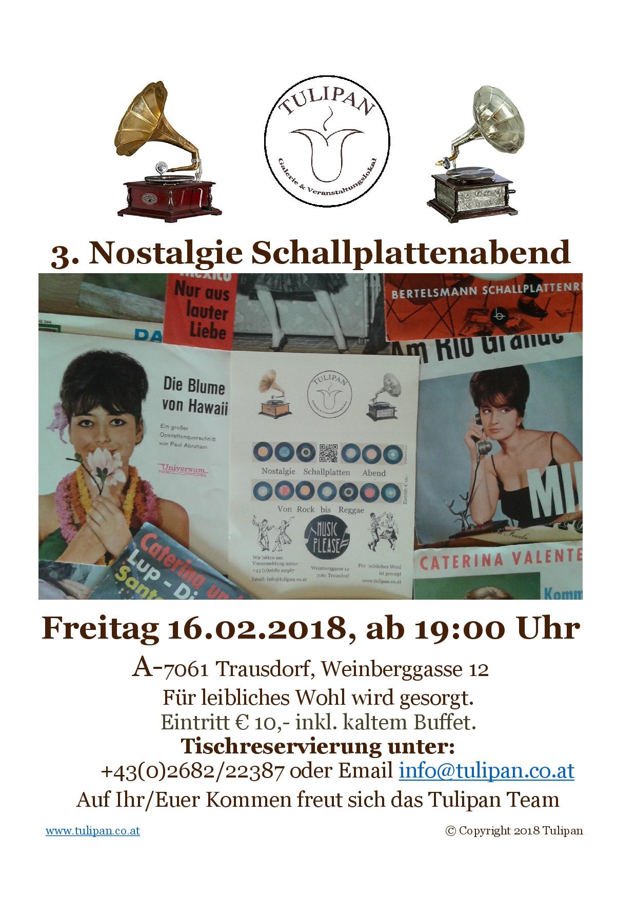 3. Nostalgieschallplattenabend