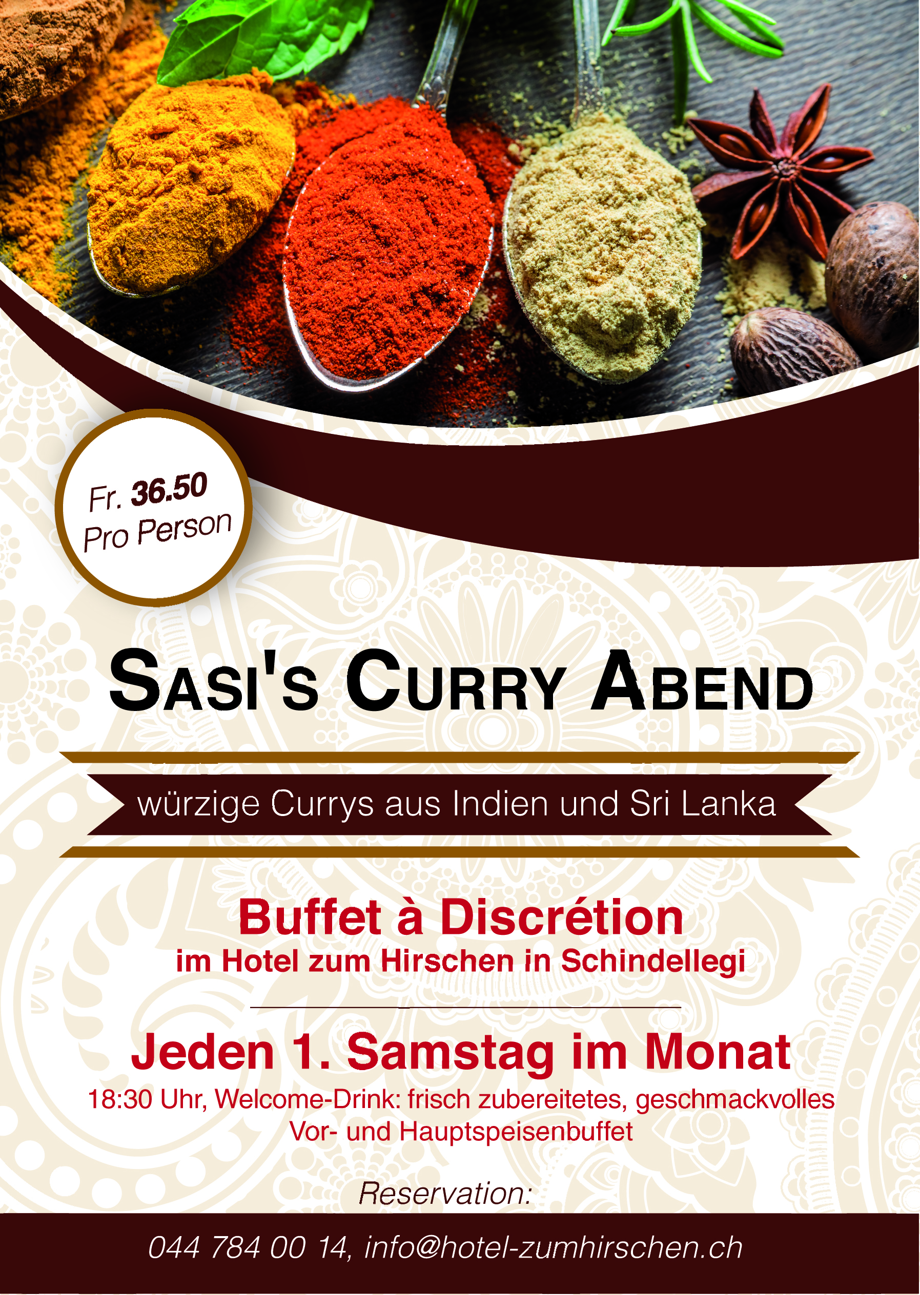 Sasi's Curry Abend