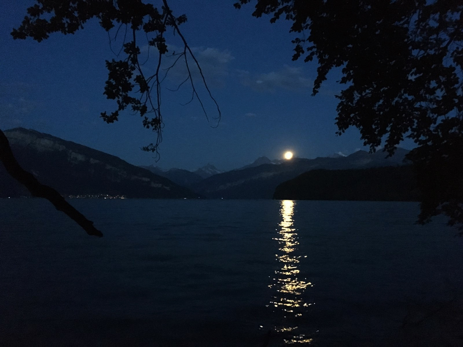 Vollmond-Dinner auf der Seeterrasse