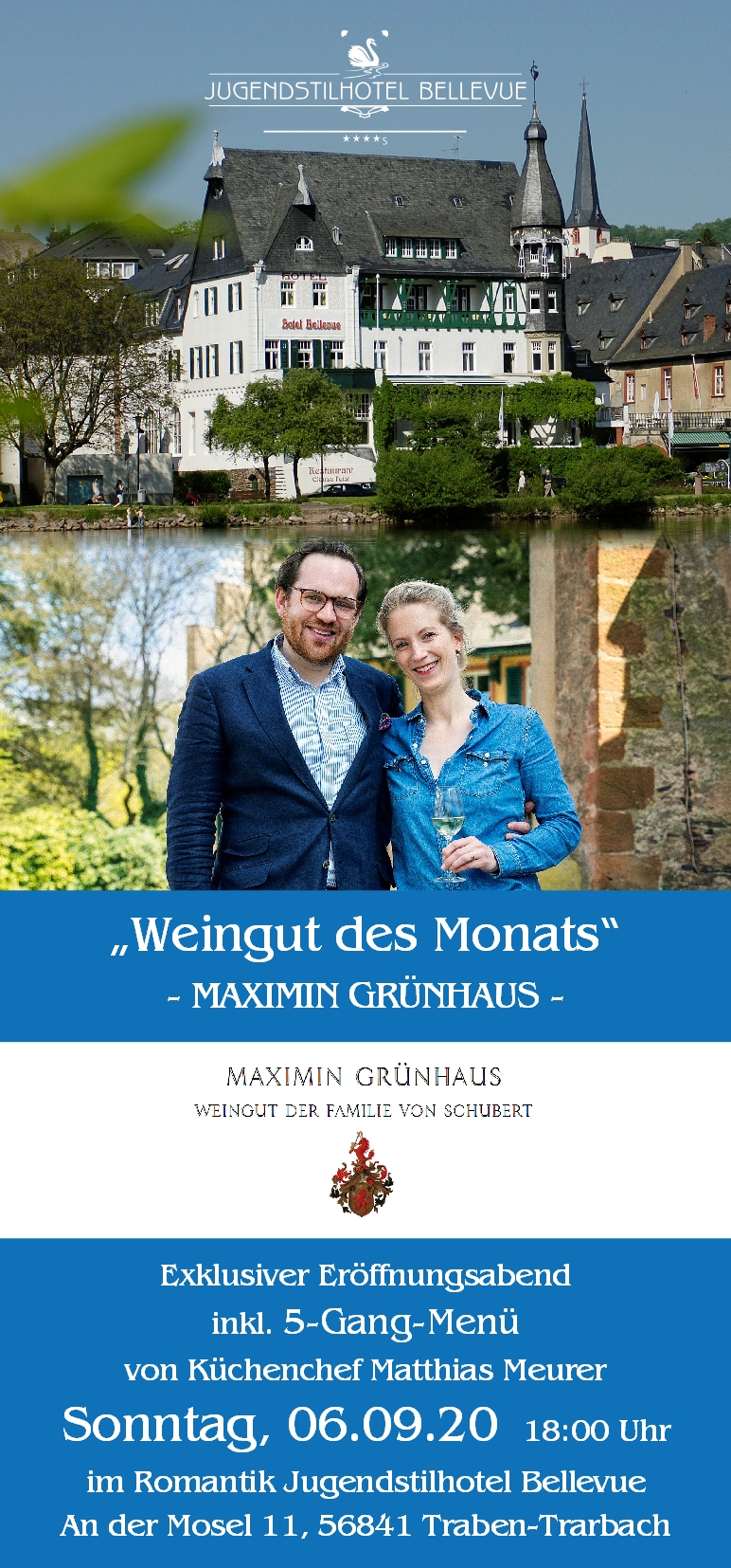 „WEINGUT DES MONATS“ - mit dem Weingut 'MAXIMIN GRÜNHAUS'