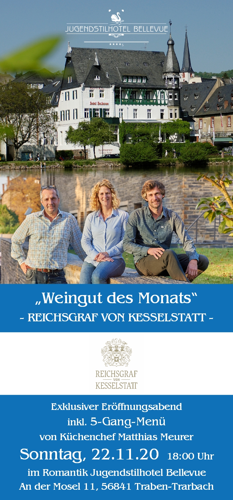 „WEINGUT DES MONATS“ - mit dem Weingut 'REICHSGRAF VON KESSELSTATT'