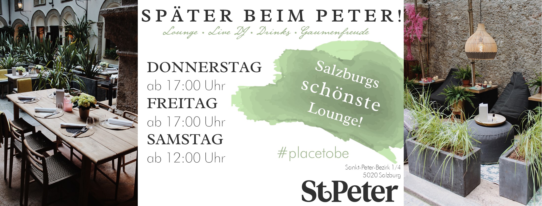 SPÄTER BEIM PETER - jeden Freitag & Samstag