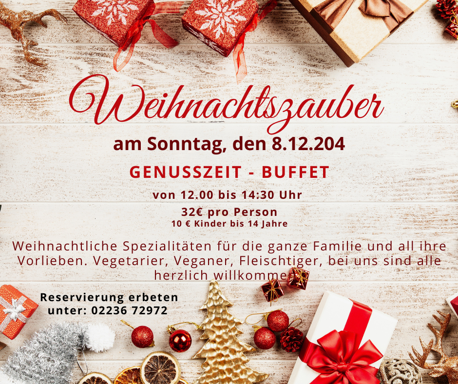Winterzauber Genusszeitbuffet