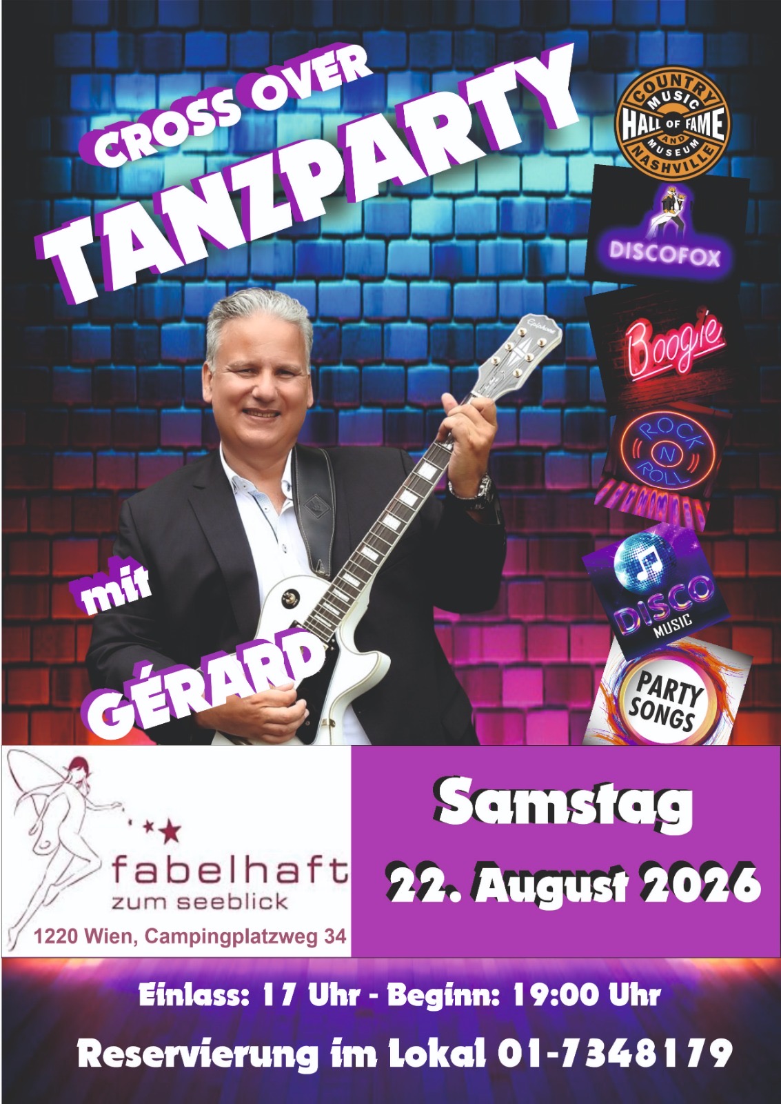 cross over Tanzparty im Fabelhaft