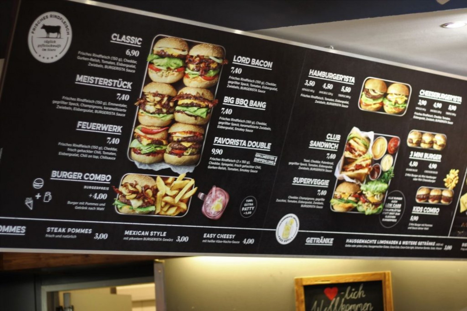 Restaurant BURGERISTA Plus City in Pasching