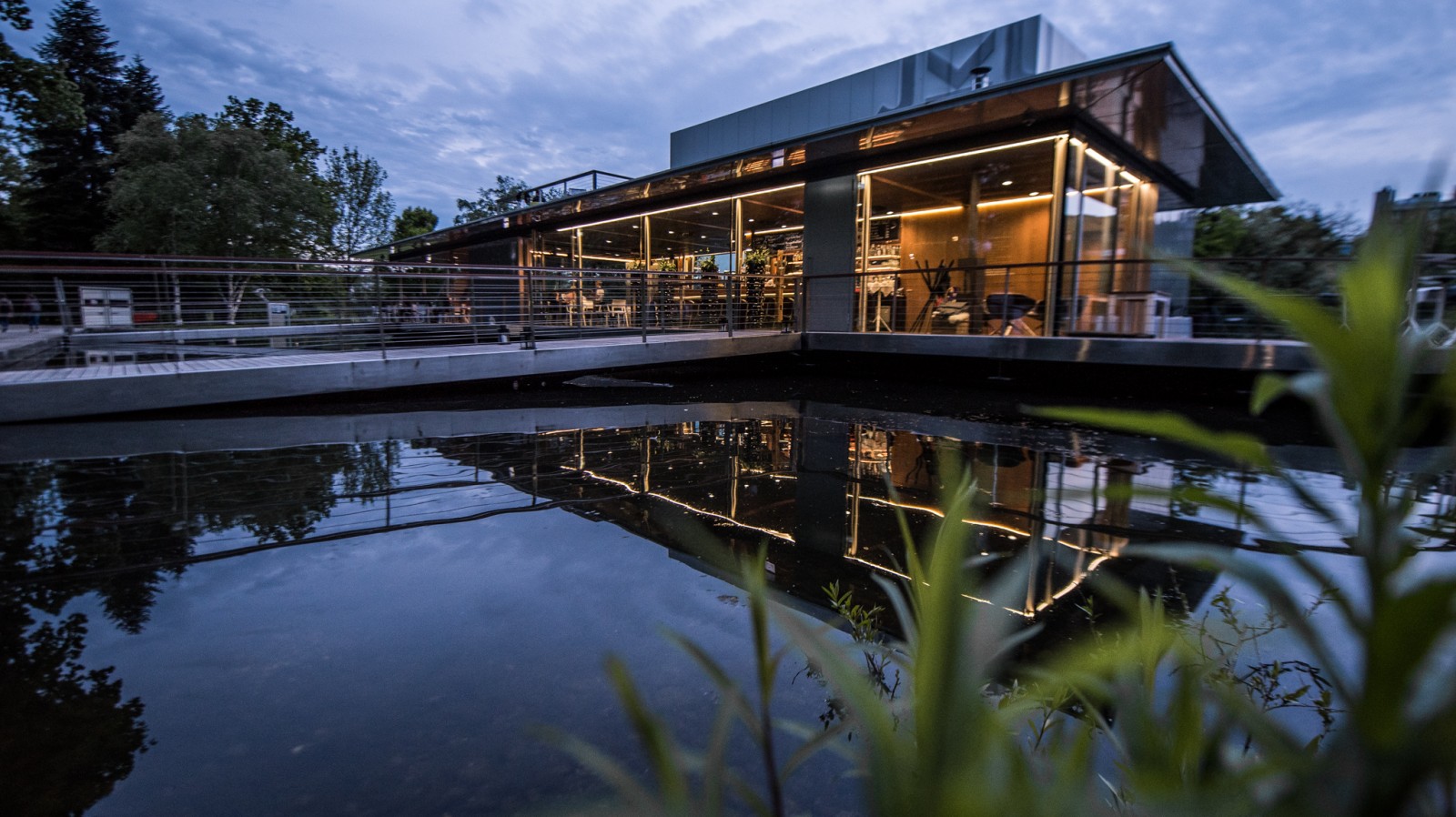 Restaurant JKU Teichwerk in Linz