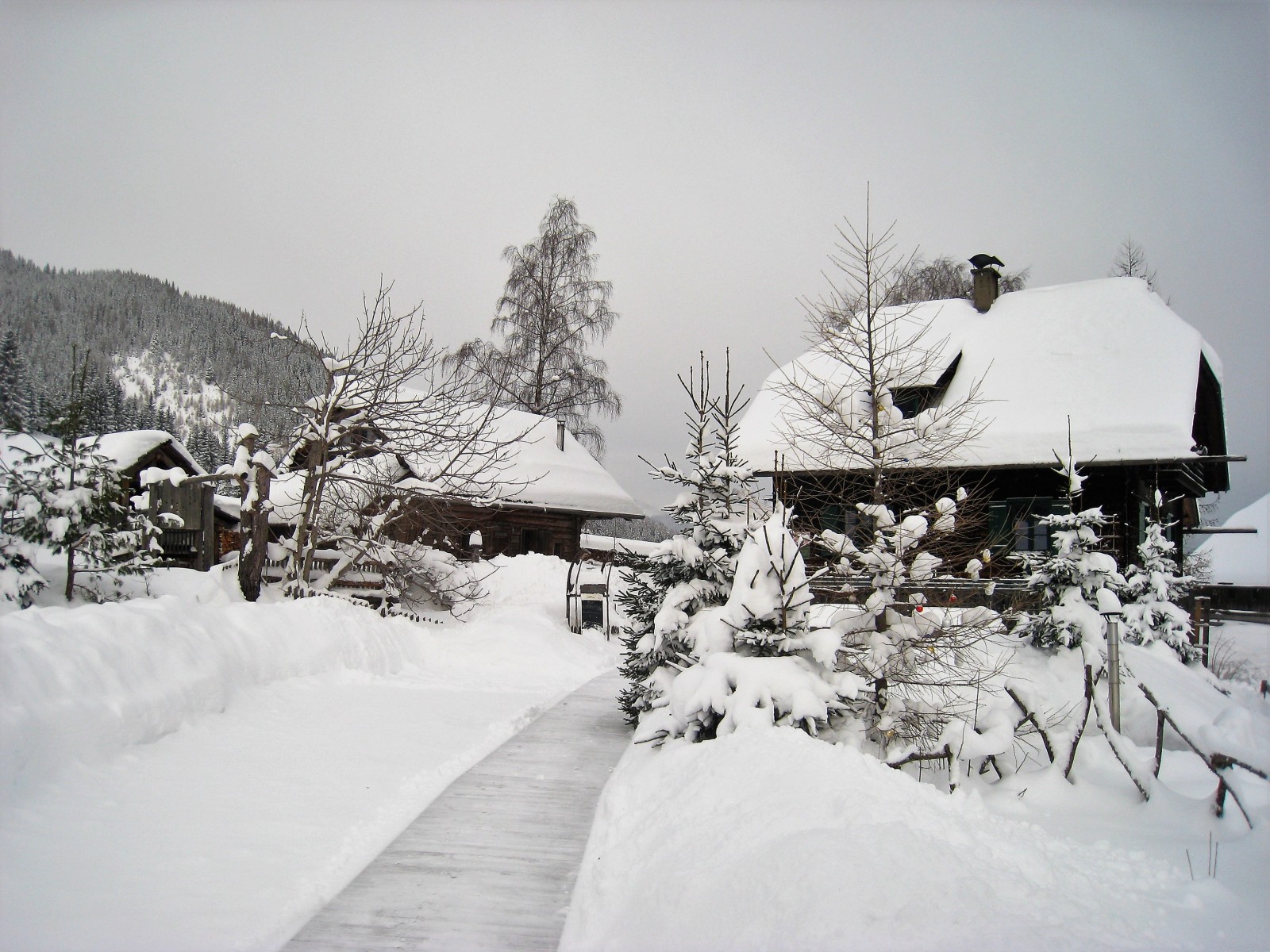 Restaurant Hinterm Brunn Almgasthaus in Weissensee