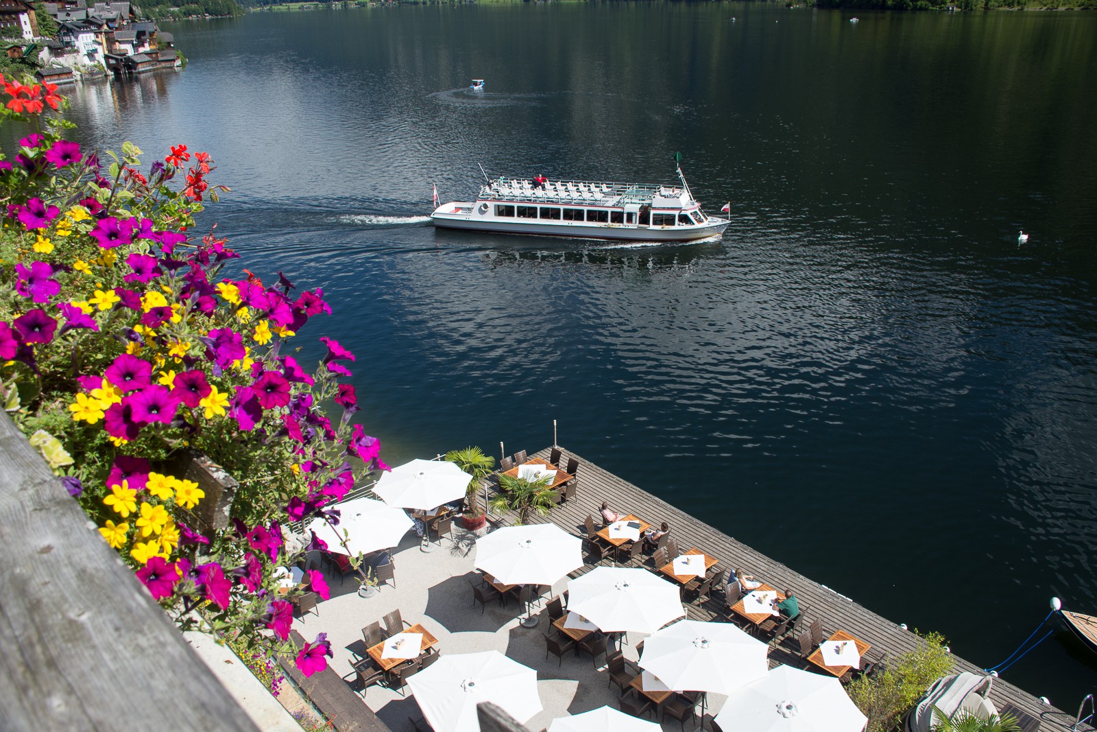 Restaurant im Seehotel Gruner Baum in Hallstatt, Foto 1