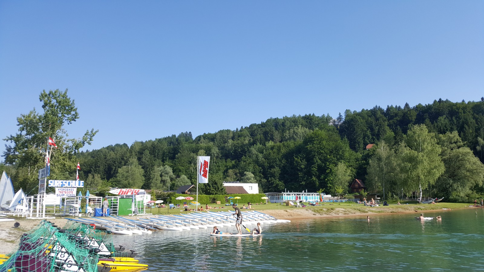 Strandbad Schaffler Sandbank/Faaker See in Faak am See, Foto 7
