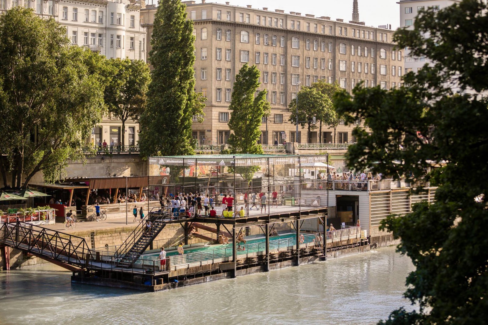 Speisekarte Restaurant Badeschiff Wien in Wien