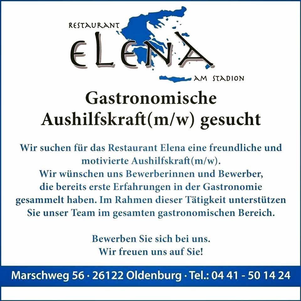 Stellenanzeige Aushilfe im Service 