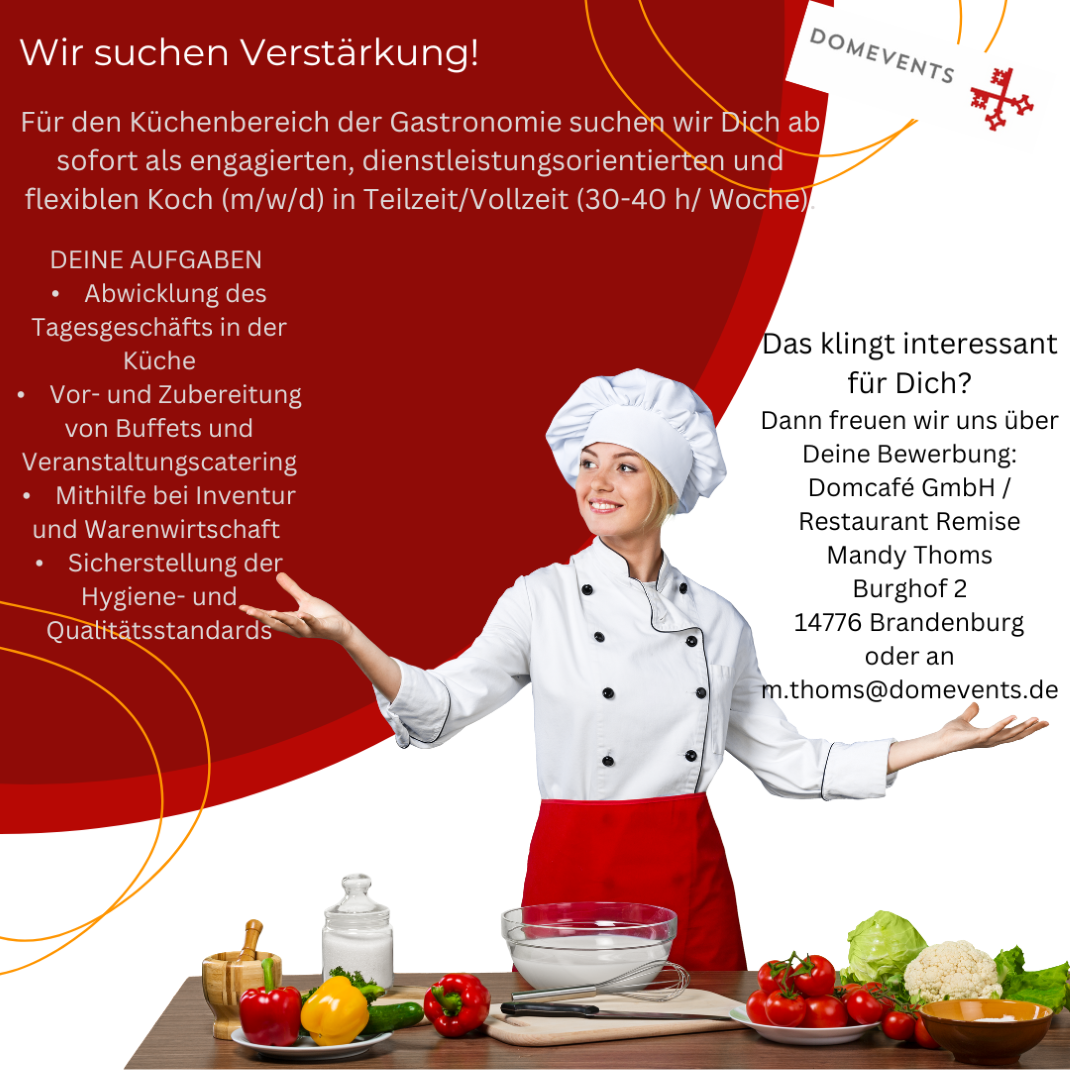 Stellenanzeige Koch/Köchin