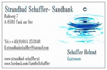Logo Strandbad Schaffler Sandbank/Faaker See