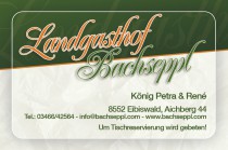 Restaurant Landgasthof Bachseppl