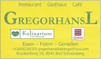 Restaurant Alpengasthaus Zum Gregorhansl