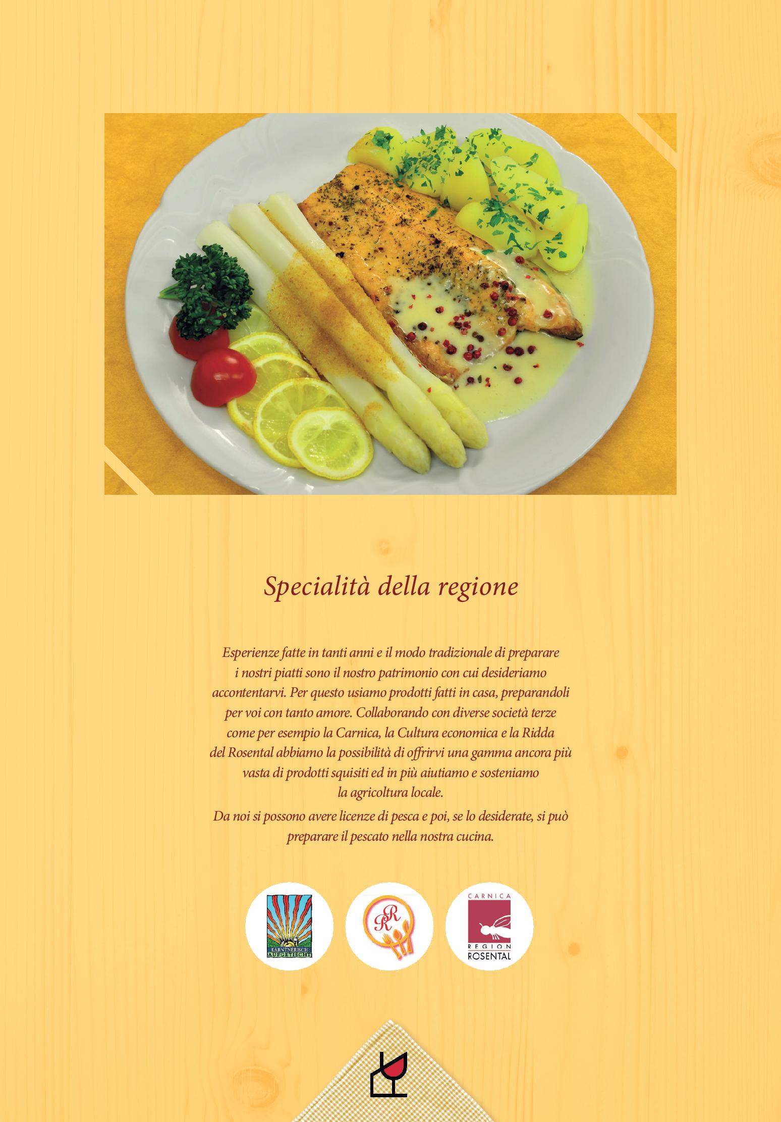 Speisekarte Gasthaus - Gostišče - Trattoria Ogris in Ludmannsdorf, Seite 14