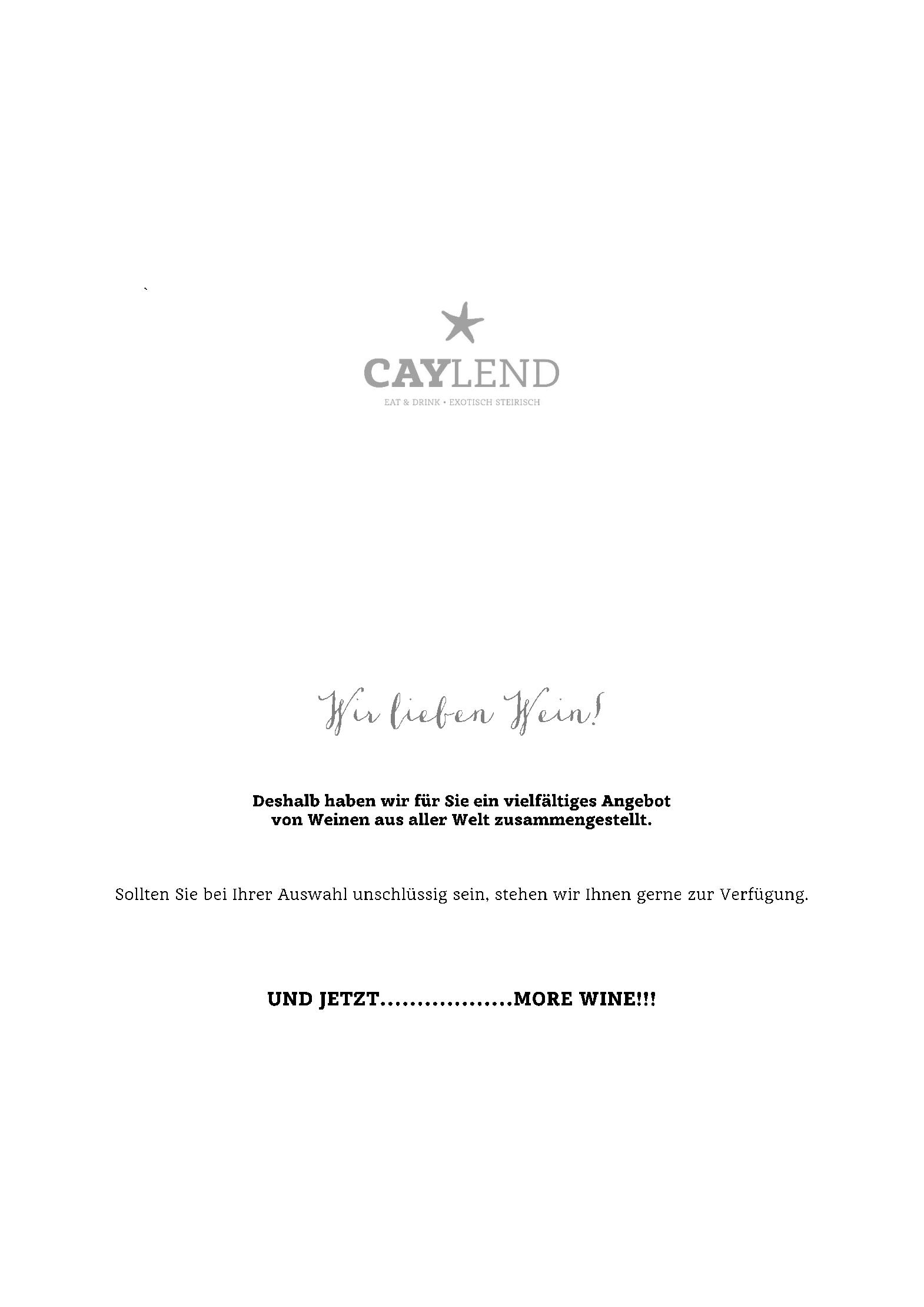 Speisekarte Caylend Restaurant in Graz, Seite 15