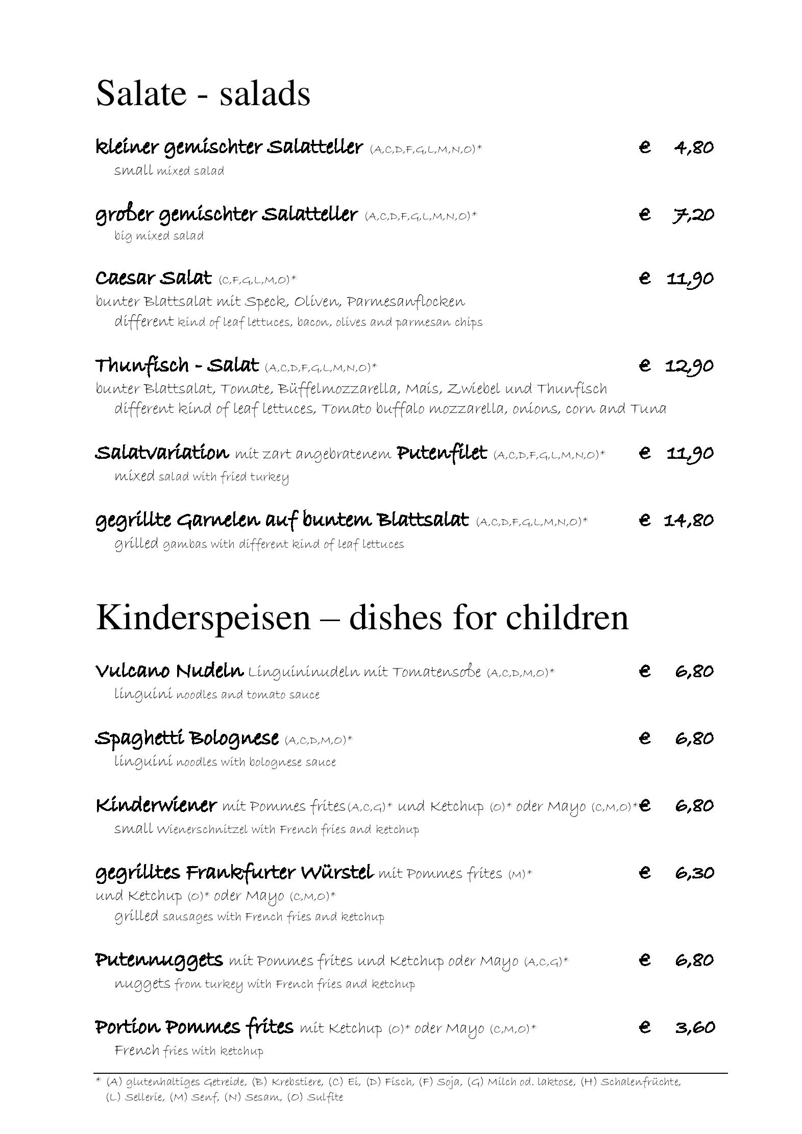Speisekarte Genuss Schmied n in Kramsach, Seite 3