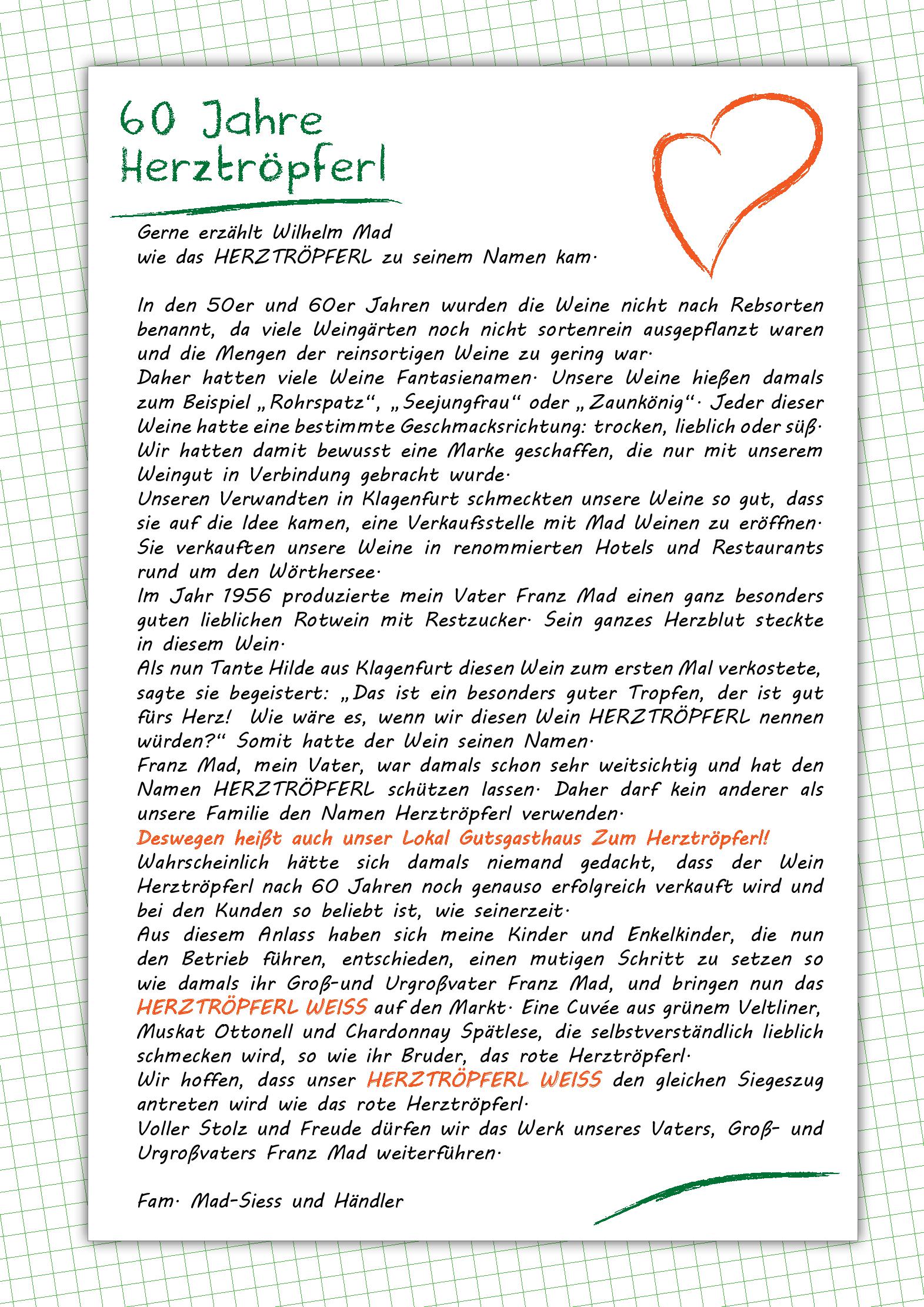 Speisekarte Zum Herztröpferl in Oggau, Seite 11