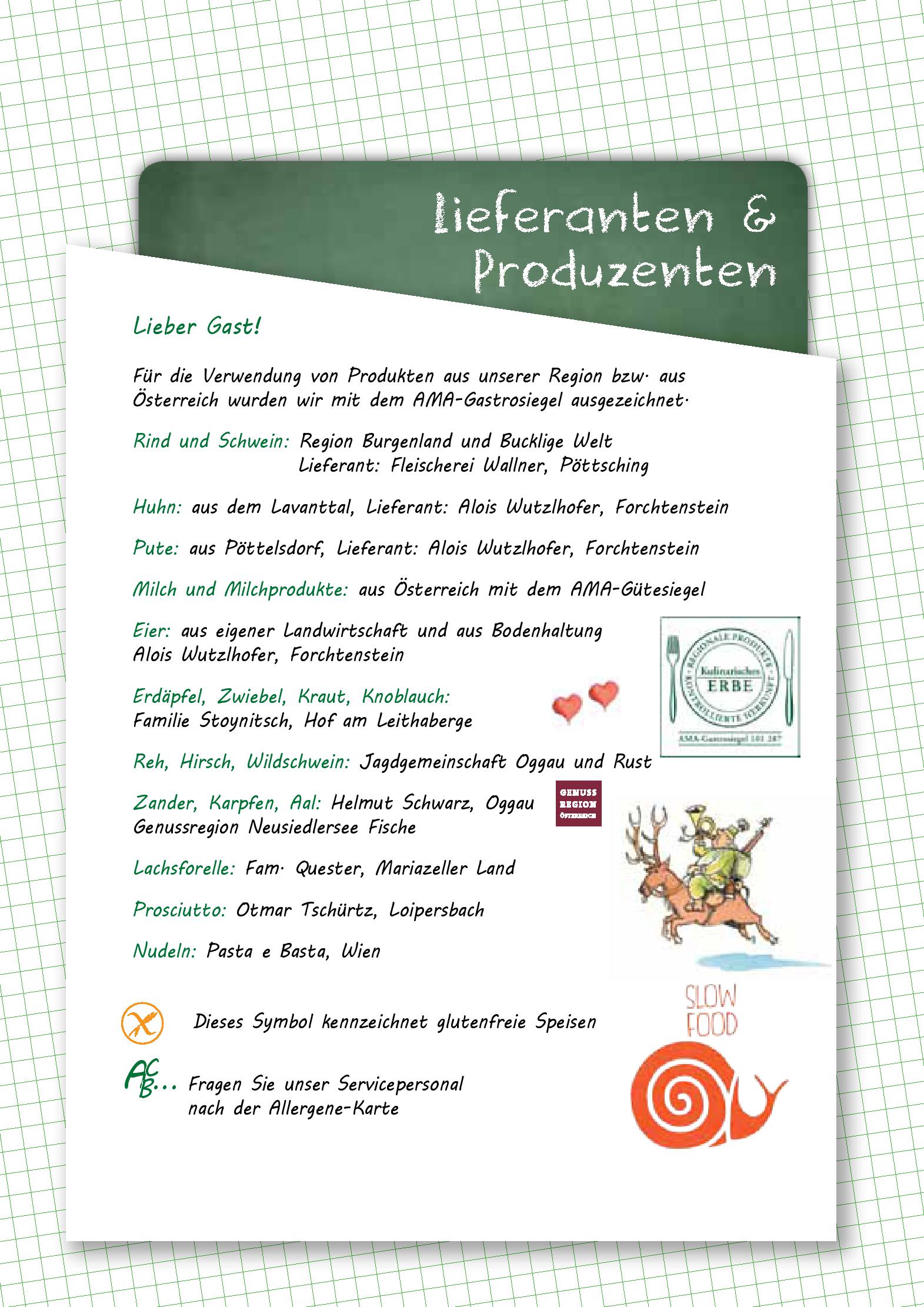 Speisekarte Zum Herztröpferl in Oggau, Seite 4