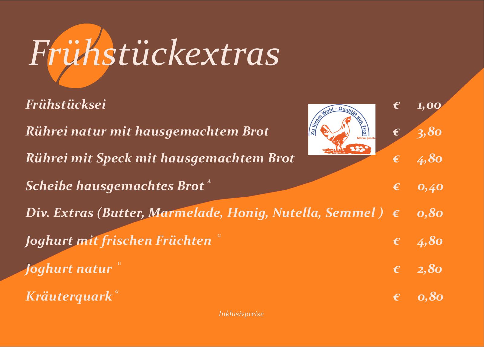 Speisekarte Cafe 172, Neuschäfer John-Patrick in Koessen, Seite 2