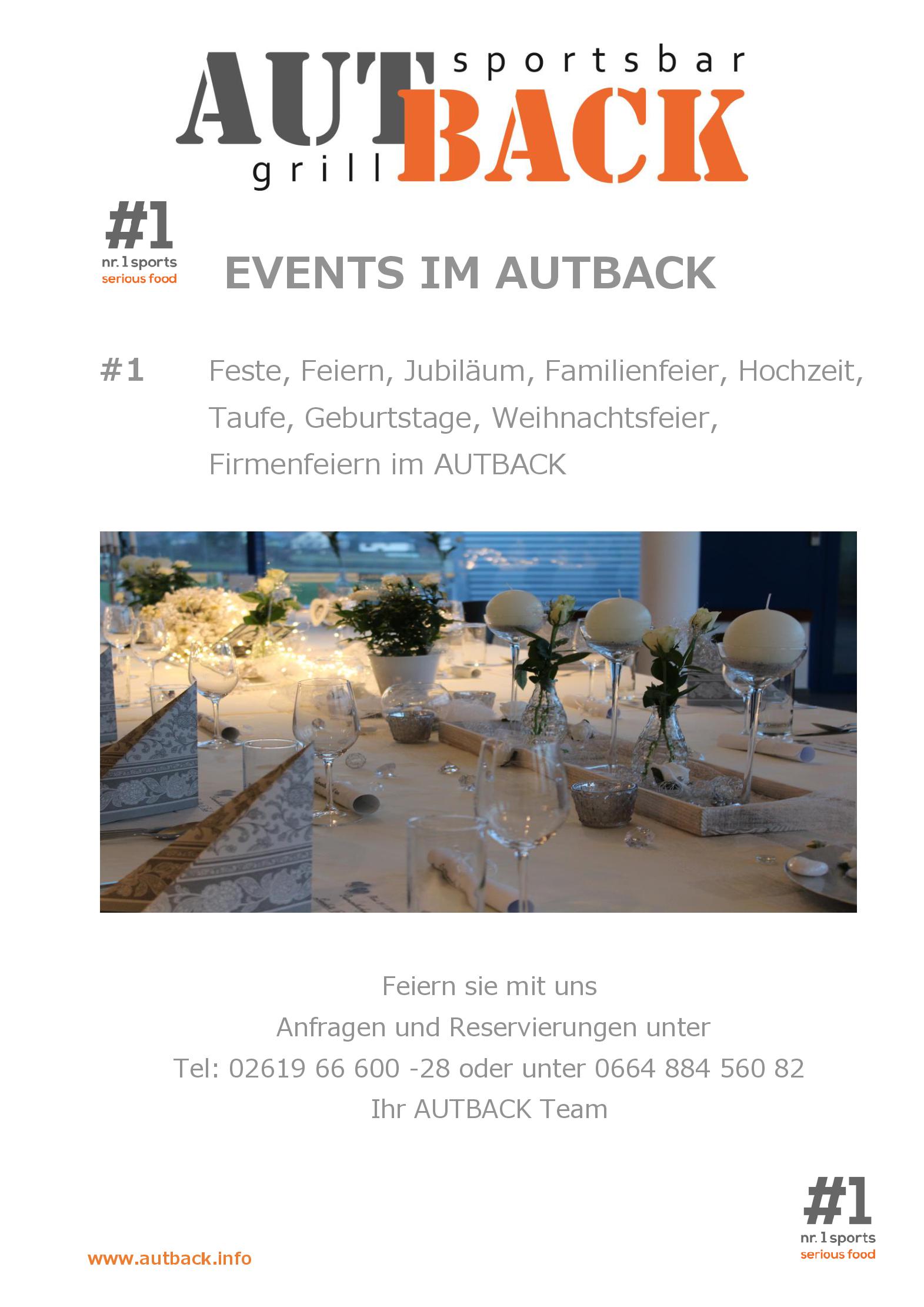 Speisekarte AUT BACK Grill Sportsbar in Ritzing, Seite 14