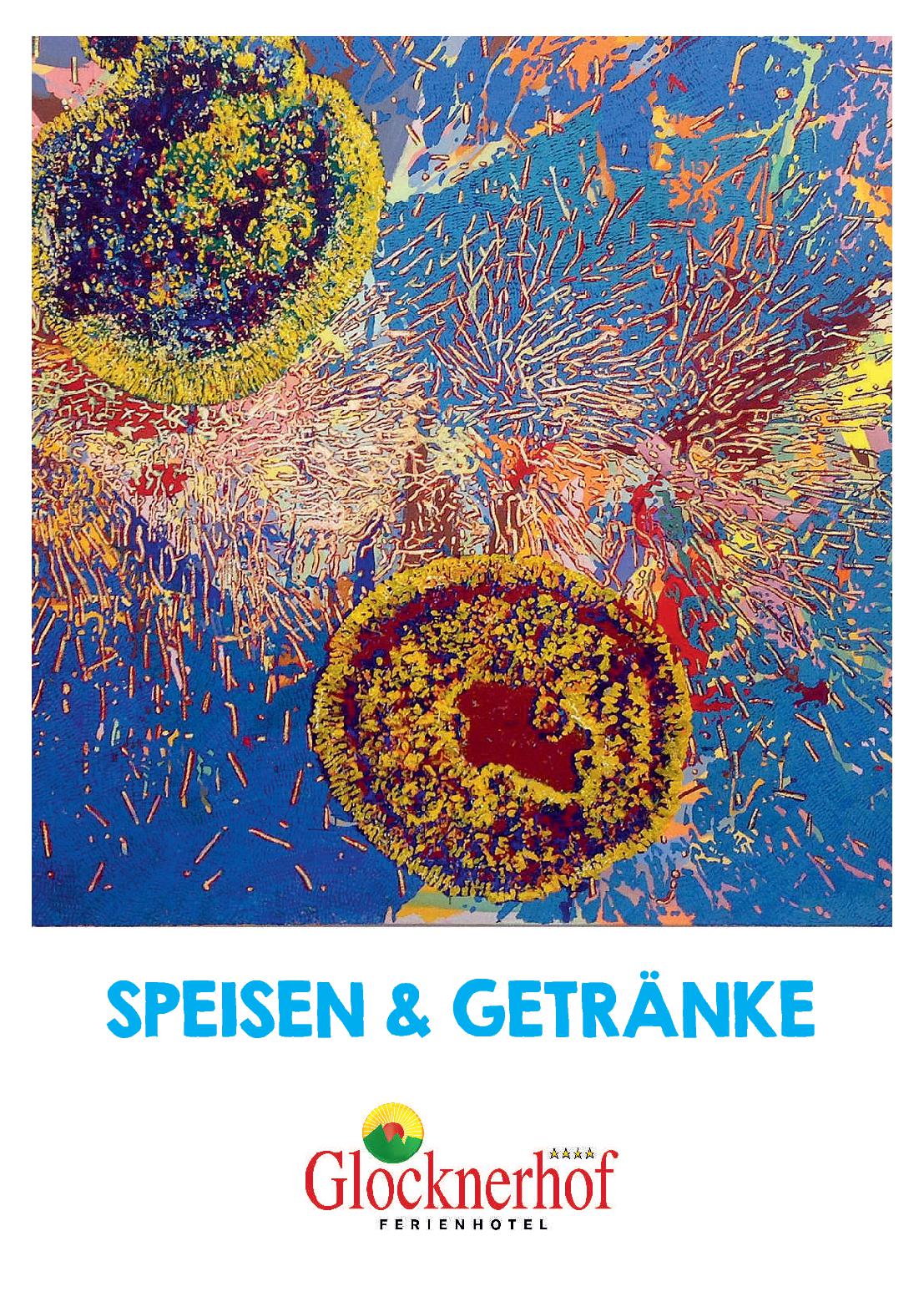 Speisekarte Ferienhotel Glocknerhof in Berg, Seite 1