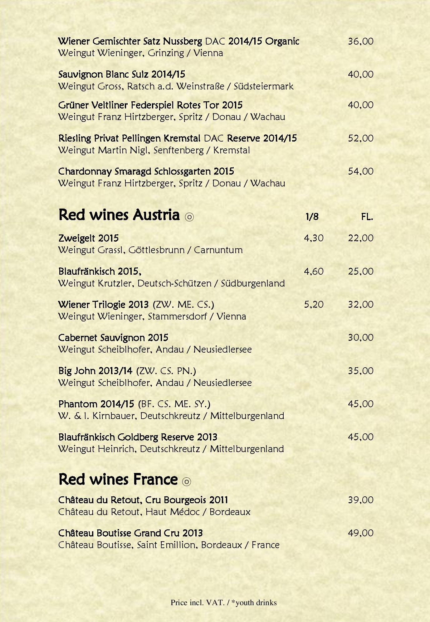 Speisekarte Momoya in Wien, Seite 11