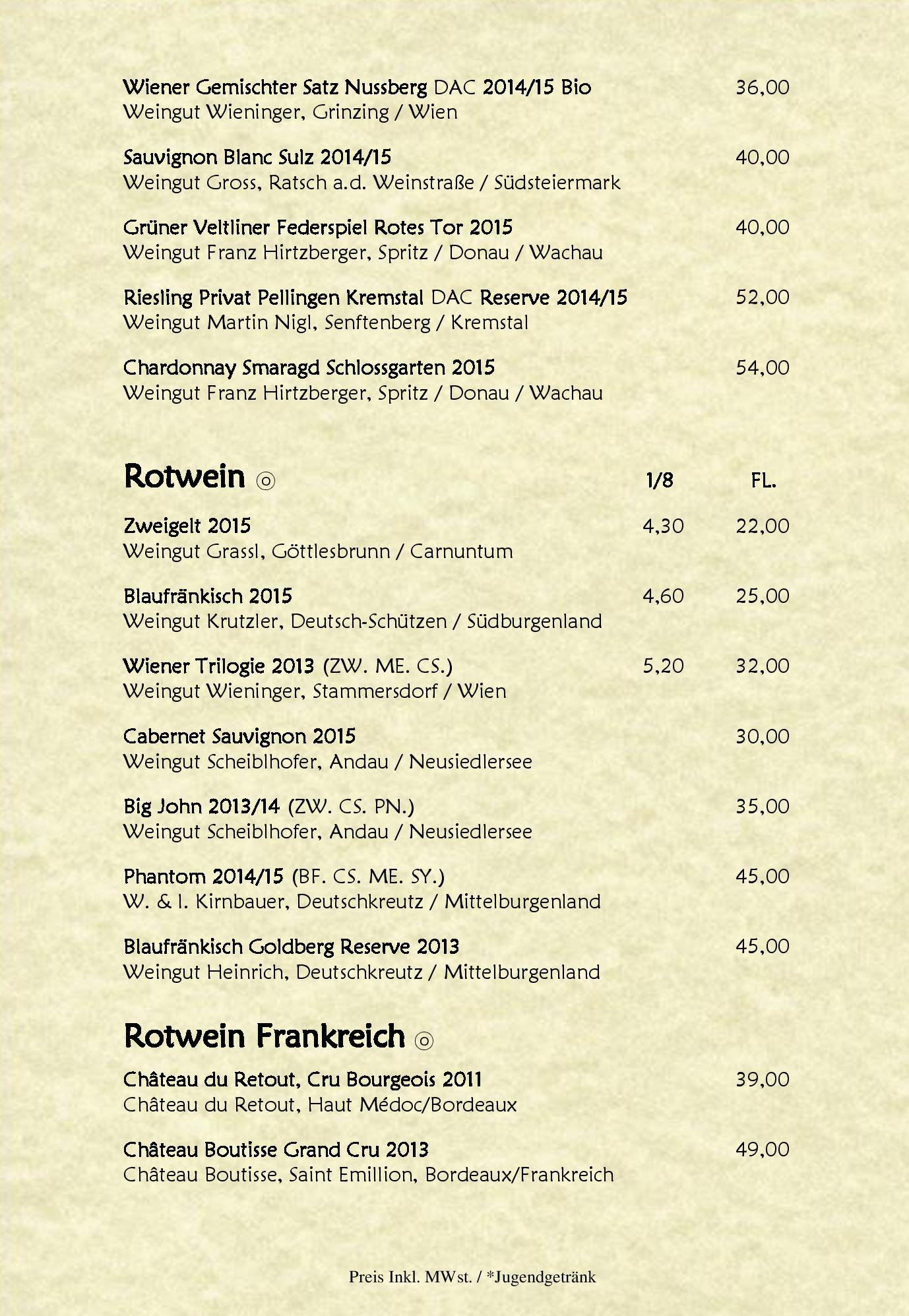 Speisekarte Momoya in Wien, Seite 27
