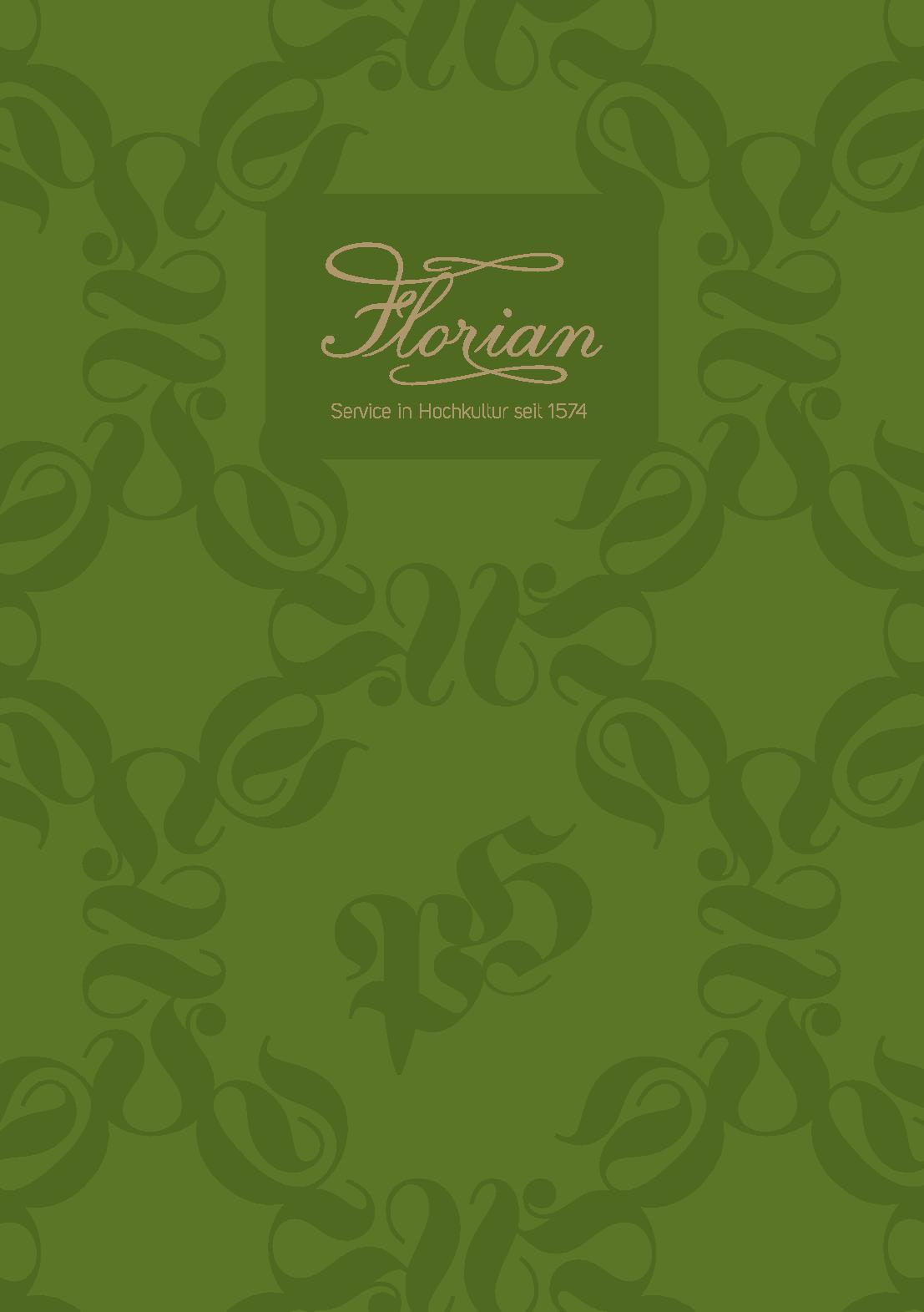 Speisekarte Restaurant Florian in Graz, Seite 1