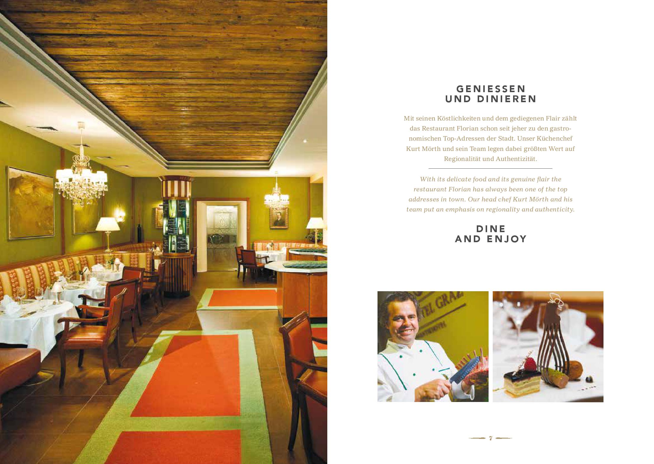 Speisekarte Restaurant Florian in Graz, Seite 4