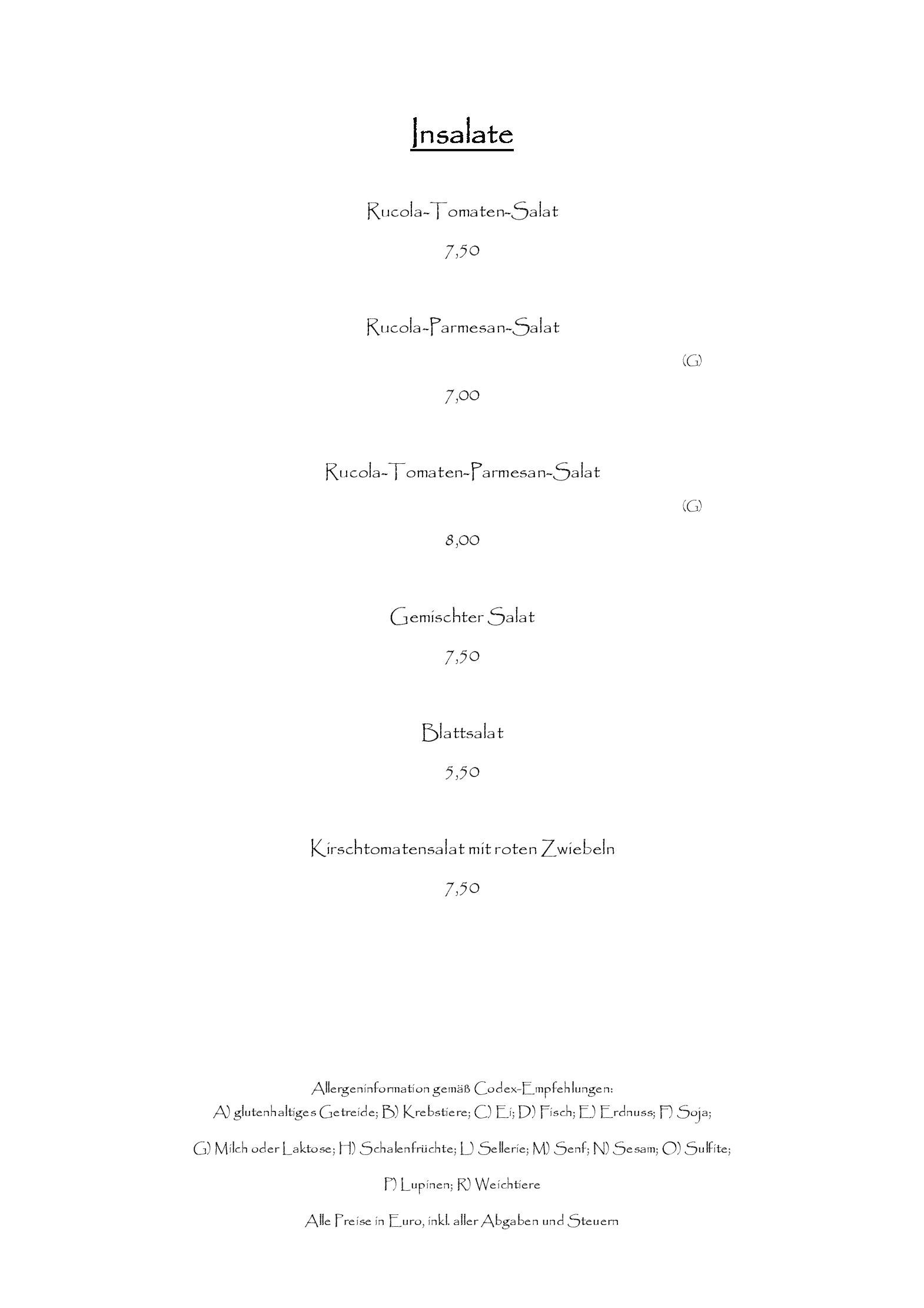 Speisekarte AURELIUS Restaurant & Weinbar in Wien, Seite 9
