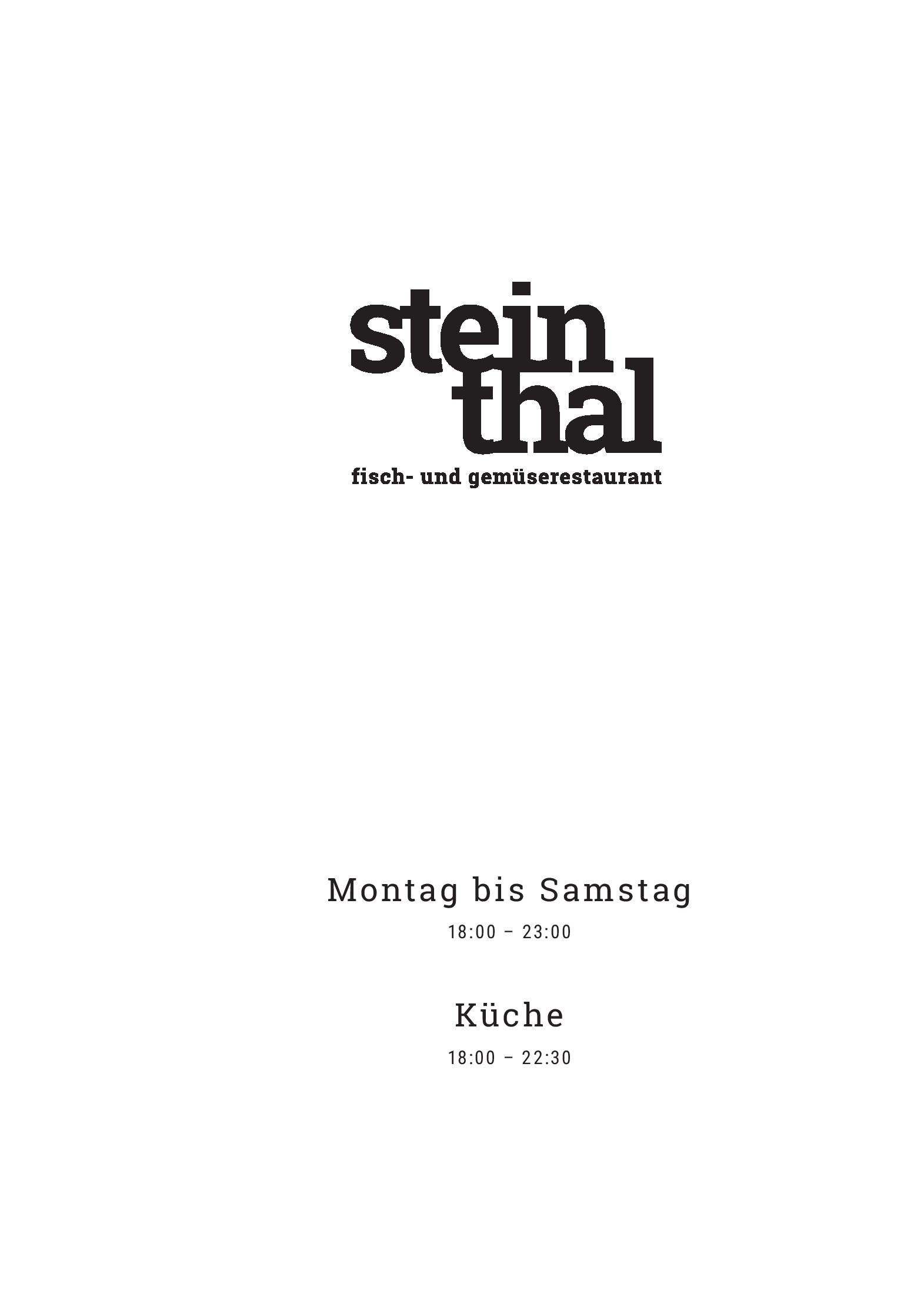 Speisekarte Steinthal in Wien, Seite 6