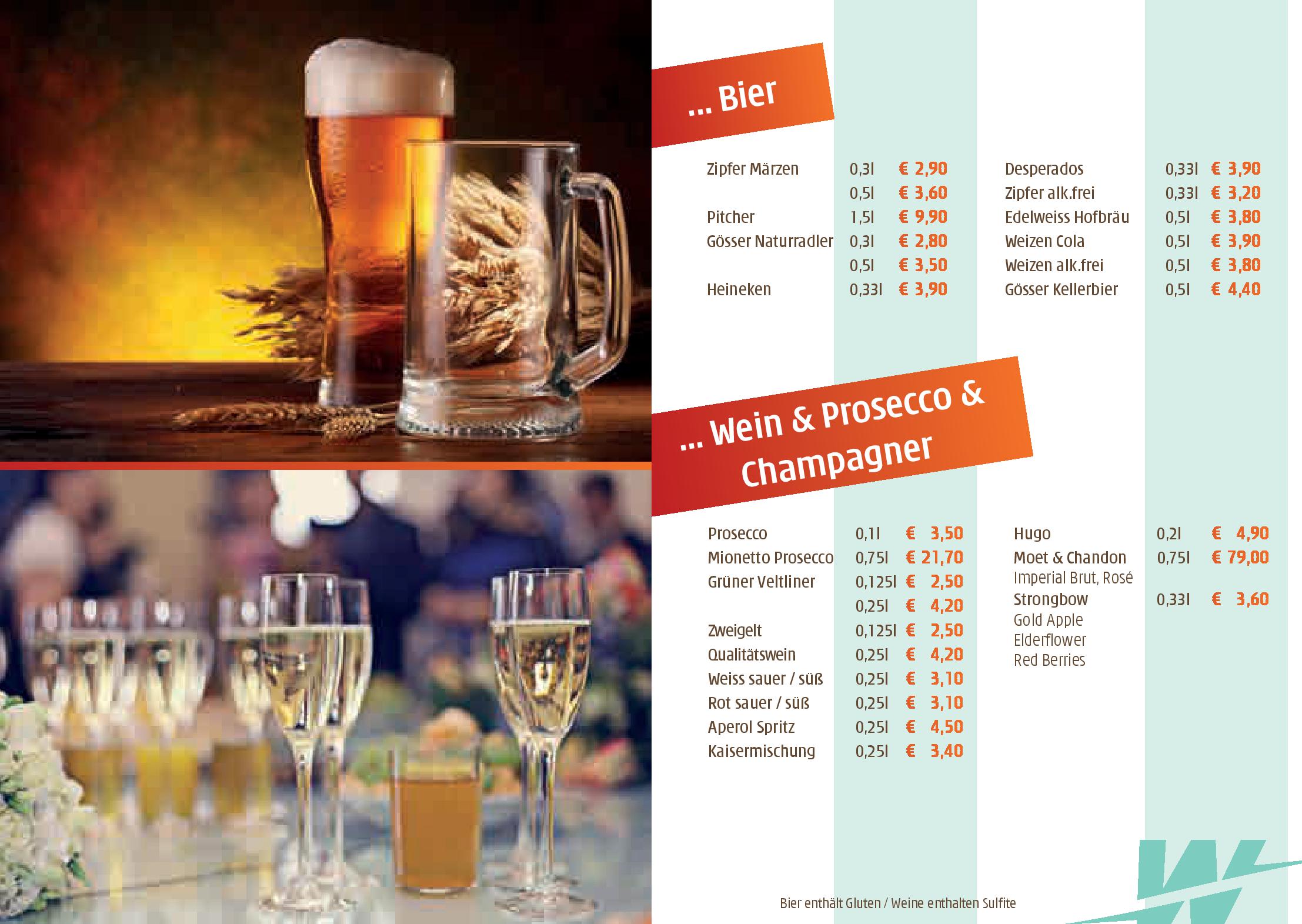 Speisekarte Funworld Betriebs GmbH in Hard, Seite 9