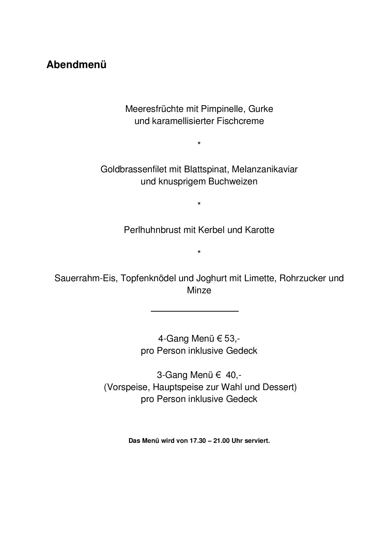 Speisekarte Henrici in Eisenstadt, Seite 5