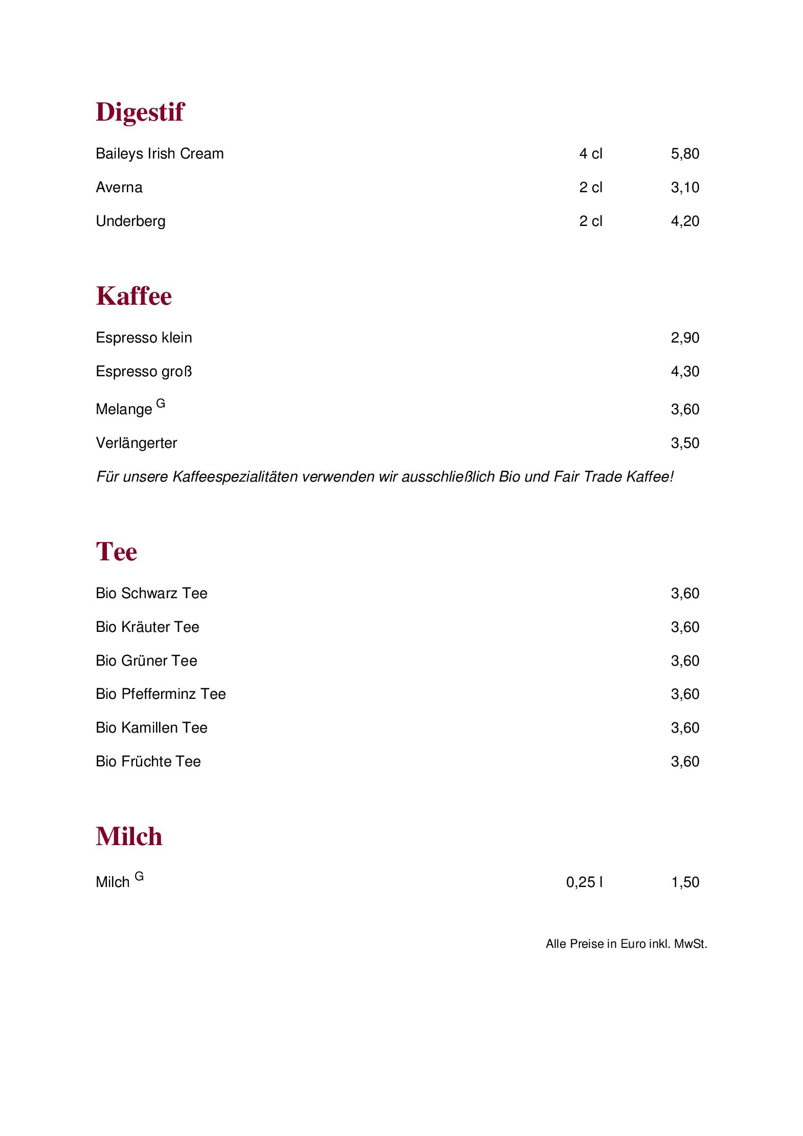 Speisekarte Wiener Rathauskeller in Wien, Seite 14