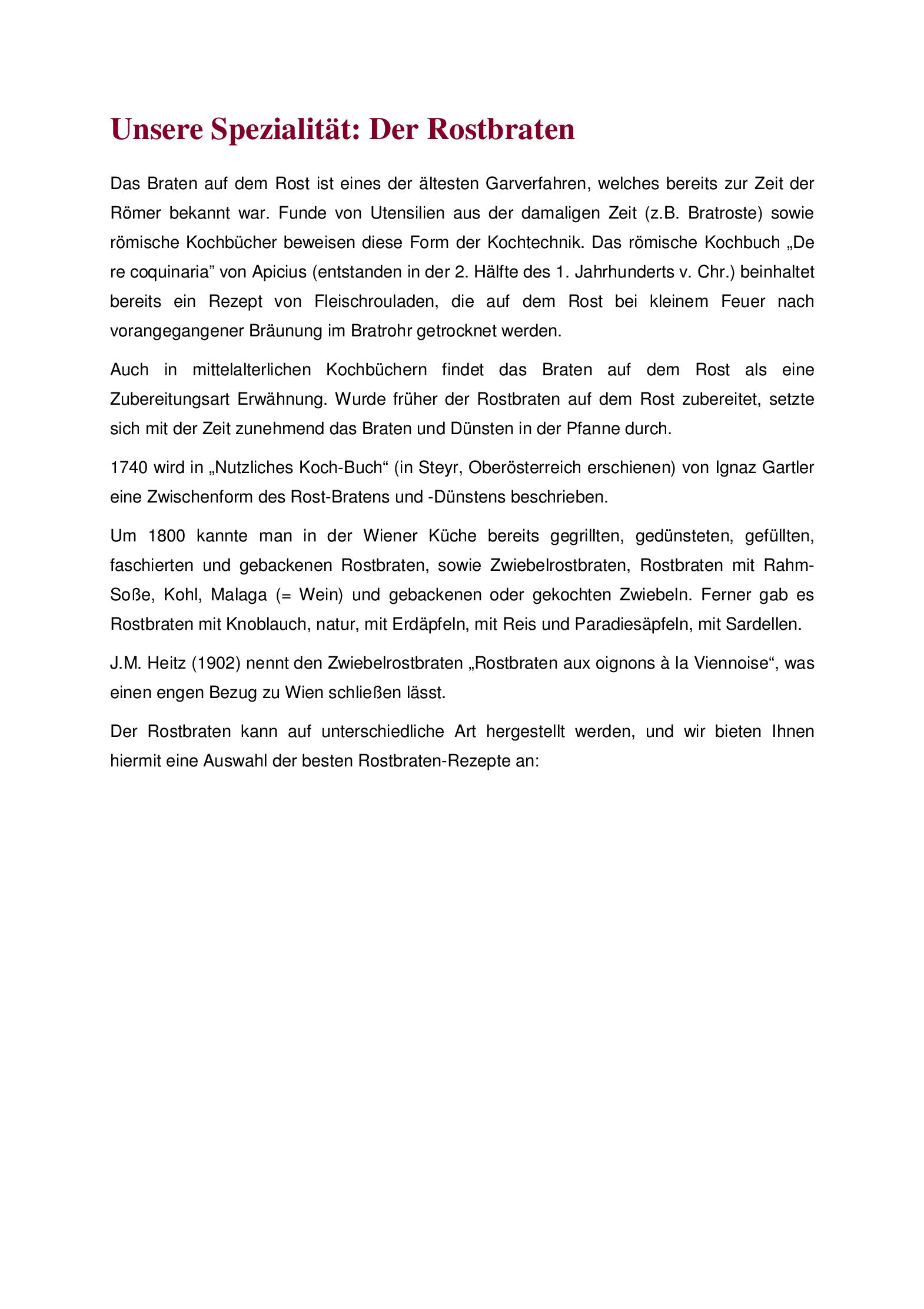 Speisekarte Wiener Rathauskeller in Wien, Seite 4