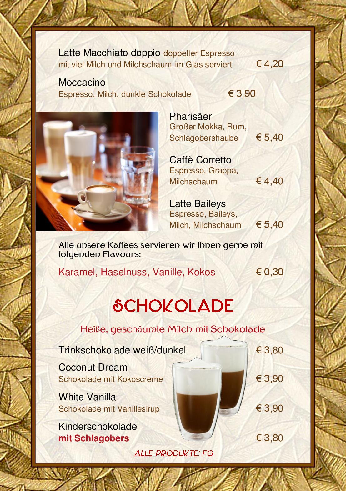 Speisekarte Stadler Cafe in Wiener Neustadt, Seite 19